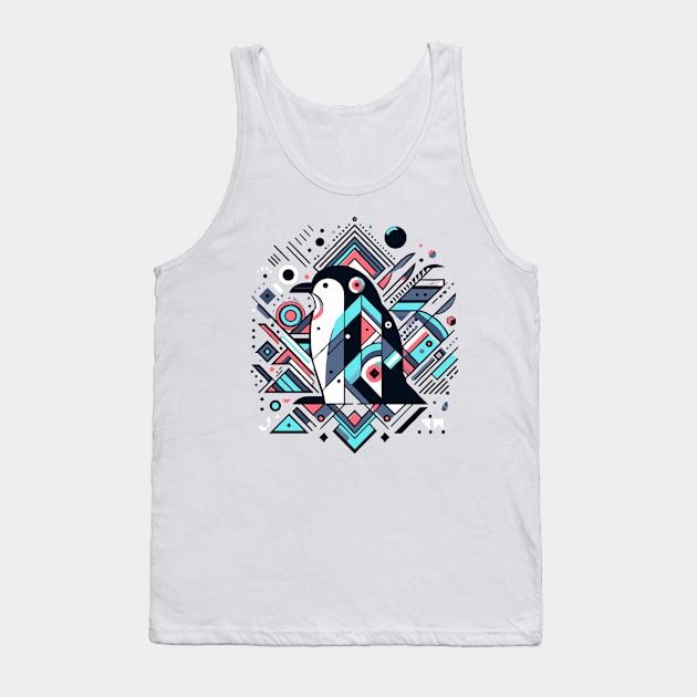 Abstract Animal Penguin 3 Tank Top by sapphire seaside studio